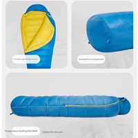 Sac de couchage universel pour adultes, style momie, rembourré de duvet de canard, épais, résistant au froid, pour le camping en plein air, automne-hiver, vente en gros