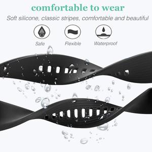 Correas de silicona blanda para reloj <span class=keywords><strong>samsung</strong></span> galaxy <span class=keywords><strong>watch</strong></span> <span class=keywords><strong>4</strong></span>, 3 <span class=keywords><strong>active</strong></span> 2, <span class=keywords><strong>46mm</strong></span>, 42mm, 40mm, 44mm, 20mm, 22mm, novedad - Product Image 5