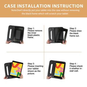 Funda HGD para Niños para iPad Pro 12.9 2021 o 2020 o 2018, Funda Ligera Ultra Delgada con Soporte, Antigolpes, con Asa - Product Image 6