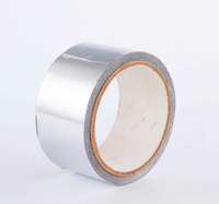 Ruban adhésif en aluminium argenté sans support, sensible à la pression, Jindiao 50 mm |   Isolation résistante à la chaleur pour climatiseur |   76 mm