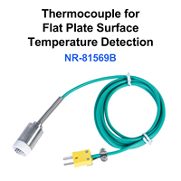 Water Resistant Thermocouple for Flat Plate Surface Temperature Detection Mesh Type Probe Fast Response Handheld Thermocouple