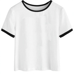 Camiseta de Manga Corta al por Mayor, 100% Algodón Orgánico, de Alta Calidad, Lisa, Personalizable con Impresión, Corte Regular, Servicio OEM, Estilo Formal, 180g - Product Image 1