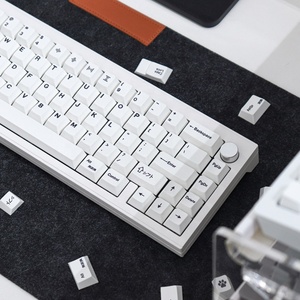 คีย์บอร์ดโปรไฟล์เชอร์รี่สีขาว/ดำ jp/ US/Thai/keycaps 129สำหรับ MX สวิตช์แป้นพิมพ์กลไก - Product Image 5