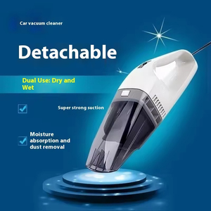 Aspirapolvere Portatile Wireless di Alta Qualità con Ricarica Senza Fili, Dispositivo a Ventosa per Auto, Doppio Uso per Superfici Asciutte e Bagnate, 60W - Product Image 1