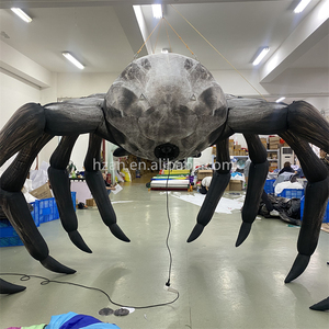 <span class=keywords><strong>Décoration</strong></span> d'<span class=keywords><strong>Halloween</strong></span> gonflable <span class=keywords><strong>géante</strong></span>, araignée gonflable noire, animal pour décorations de toit - Product Image 3