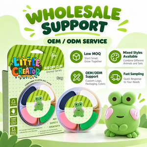 Kit de Arcilla Seca al Aire para Modelar Ranas, Set de Manualidades con Arcilla para Modelar Animales para Niños, con Caja de Regalo, No Tóxico, Servicio OEM ODM al por Mayor - Product Image 5
