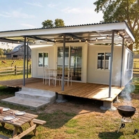 Maisons modulaires pliables de 20 pieds et 40 pieds, plans de décoration personnalisés gratuits, maison préfabriquée portable multi-chambres pour habitation