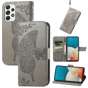 Hot Sales with card wallet function flip Leather phone case for Samsung S 22/S 23 Plus A 53 A 33