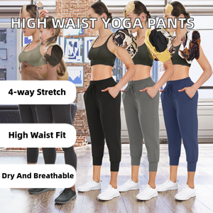 Pantalones Deportivos Estilo Capri Personalizados para Mujer, Ropa Deportiva para Gimnasio, Ajuste Delgado, Ligeros, para Correr, Fitness y Entrenamiento - Product Image 5