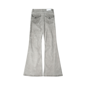 Jeans <span class=keywords><strong>Bootcut</strong></span> Slim Fit pour Homme SENSE, Vintage, <span class=keywords><strong>Gris</strong></span> Délavé, Fait Main, Effet Vieilli - Product Image 4