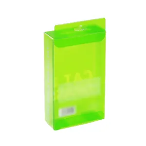 Benutzer definierte Acetat PVC transparente Würfel box Faltbare PET-Verpackungs box Klare Kunststoff box für Tiernahrung Nährstoff verpackung