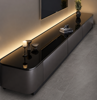 Meuble mural TV de luxe, éco-responsable et durable, pour salon, centre de divertissement, rangement, support TV suspendu
