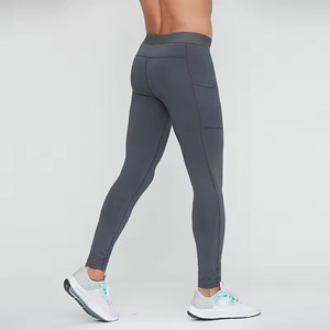 <span class=keywords><strong>Pantalon</strong></span> d'entraînement de course à pied décontracté pour hommes respirant à séchage rapide poches latérales élastiques pantalons serrés de sport pour la course à pied - Product Image 6