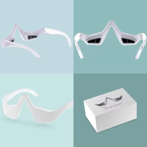 Appareil de soin des yeux électrique 3 modes, lunettes de thérapie rouge pour éliminer les cernes, massage oculaire 3D, réduction des cernes - Product Image 5