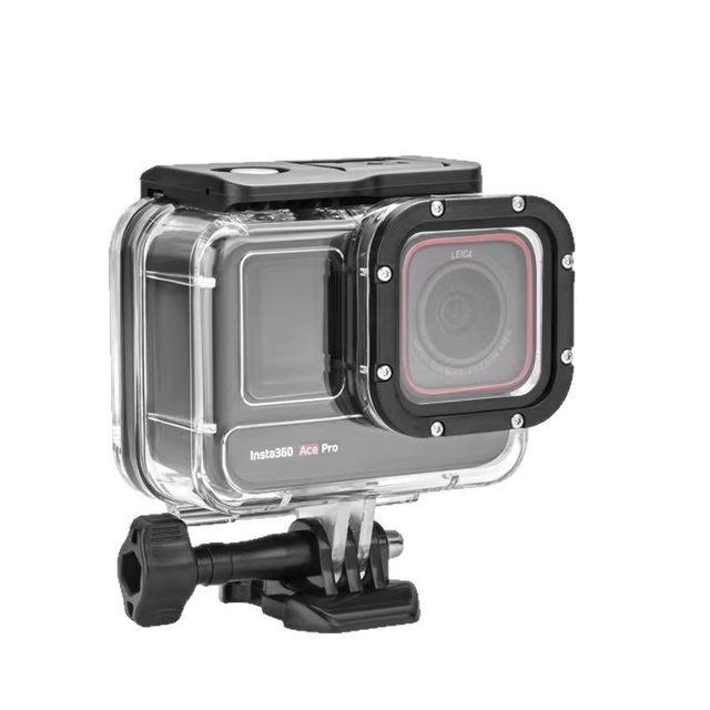 BBB Insta360 Ace/Ace Pro Waterproof Dive Case with Lens Cap PC+Optical Glass Material 60 Meters Protection