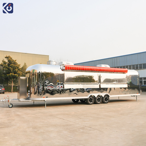 CAMPTRL Remorque alimentaire mobile pour crème glacée et café, chariot de vente entièrement équipé pour la restauration extérieure, taille personnalisée, camion de restauration pour hot-dogs et pizzas - Product Image 5