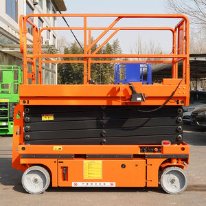 12m 14m Lift Aerial Work Platform <strong>Electric</strong> Hydraulic Small Self Propelled Scissor Lifts - Product Image 3