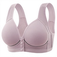 Soutien-gorge sans armatures push-up à fermeture avant HUANGCAO, grande taille, respirant, fin, bralette à couvrance totale