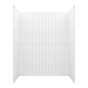 Wiselinkアクリルホワイトバスルームシャワーウォールパネル防水固体表面シャワーパネル - Product Image 6