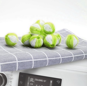 plástico grandes bolas de secadora de pelo magia de eliminación de bolas de lavandería removedor de pelusa - Product Image 5