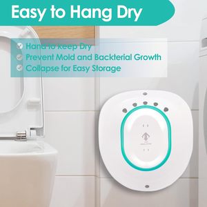 Vendita calda oni sedile a vapore per le donne con bagno pieghevole Sitz per il sedile del water emorroidi cura del bacino - Product Image 6