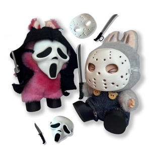 Phim Hoạt Hình Đồ Chơi Halloween Kinh Dị Búp Bê Mặt Nạ Đáng Sợ Cho Ăn Mặc Quy Mô 1:8 Cá Nhân Chất Liệu Nhựa Cross-Biên Giới Sản Phẩm Mới - Product Image 2