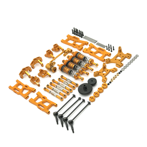Voiture RC personnalisée 144001 124019 Pièces générales de mise à niveau et de modification en métal, Kits de modification vulnérables Ensemble de 14 pièces - Product Image 4