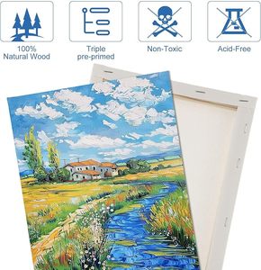 <span class=keywords><strong>Tele</strong></span> <span class=keywords><strong>per</strong></span> <span class=keywords><strong>Pittura</strong></span> Bianche 16x20 Pollici, 100% Cotone, <span class=keywords><strong>Telai</strong></span> <span class=keywords><strong>per</strong></span> <span class=keywords><strong>Pittura</strong></span> a Olio e Acrilico, Vendita all'Ingrosso - Product Image 5