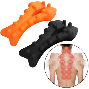Cervical Pillow EVA Woven Fabric Y-<b>shape</b> Portable Airplane Neck Support Acupressure <b>for</b> Neck Pain Relief - Product Image 4