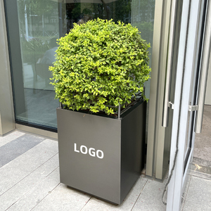 <span class=keywords><strong>Pot</strong></span> de fleurs carré extra large en acier bon marché professionnel personnalisé - Product Image 2