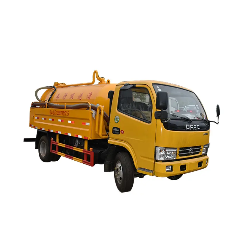 Вакуумный грузовик Dongfeng для всасывания сточных вод, новый септический резервуар, вакуумный грузовик для всасывания сточных вод