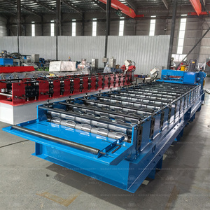 Vodley High-Accuracy Colored Glaze Steel Corrugated Roof <b>Tile</b> Roll Forming Machine 0.3-0.8mm Thickness 1000mm Feeding Width - Product Image 5