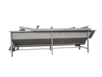Bac de lavage et bac de rinçage flottants en plastique pour ligne de recyclage