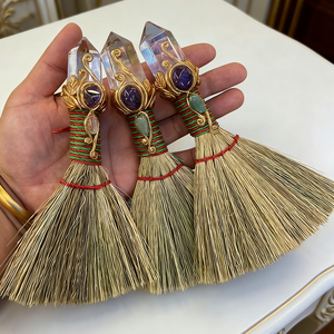 ราคาขายส่ง ไม้กายสิทธิ์หินจักระผสมธรรมชาติ ดีไซน์สวยงาม สำหรับแม่มด ทำมือ ใช้ตกแต่งบ้าน - Product Image 4