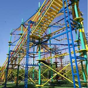 Corso ad alta corda per adulti a corda bassa corso per bambini corda attività nel <span class=keywords><strong>parco</strong></span> avventura per divertimento all'aperto - Product Image 1