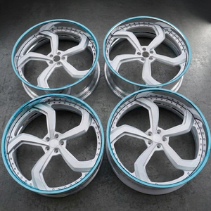 Cerchi Forgiati Personalizzati a Due Pezzi con Bordo Profondo, 20 22 24 26 28 Pollici, <span class=keywords><strong>5</strong></span> Razze in Lega di Alluminio per Chevrolet - Product Image 6