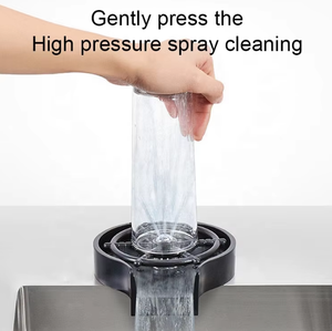 New Hands Free Automatic Rotating <b>Spray</b> Glass <b>Cleaner</b> Washer, Mini High Cup Rinser Dishes for Kitchen - Product Image 4
