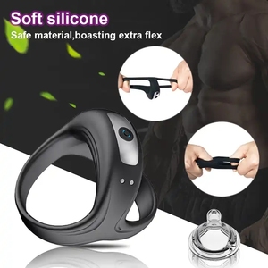 Männlicher Penis-Ring Vibrator Sexspielzeug, Männliches Verzögerungsring für Ejakulation Erwachsenenprodukt - Product Image 6