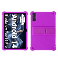 Yumuşak silikon kılıf Blackview Tab 16 Pro 2024 için 11.0 inç ayarlanabilir standı Tablet kapak darbeye koruyucu kabuk çocuklar güvenli