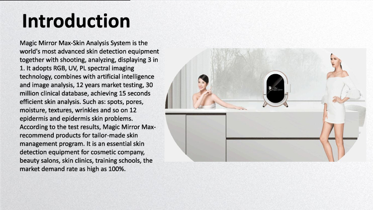 Skin Wrinkle Professional Skin Analyzer Machine With Tablet