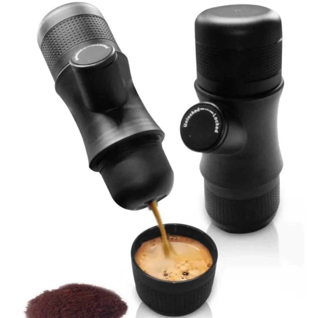 Factory Portable Hotel Commercial Cafetera Black Coffee Maker Esepresso Coffee Machine for Camping Gift Indoor Outdoor