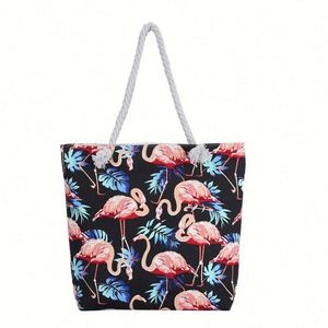 Bolsa de Lona de Gran Capacidad con Logotipo Personalizado Impreso al por Mayor de Alta Calidad, Bolsa de Mano de Lona con Logotipo Personalizado - Product Image 1