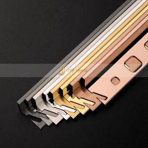 C366 Embellecedor de azulejo de forma cuadrada Esquinas de ajuste de azulejo de metal Q Shape 304/316 Embellecedor de azulejo de acero inoxidable - Product Image 3