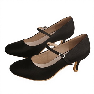 Zapatos Mary Jane de Tacón de Aguja para Mujer, de Satén, Antideslizantes, con una Sola Correa, Diseño Sólido, para Primavera, Verano y Otoño - Product Image 2