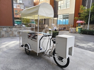 Carrito de Comida Móvil, Bicicleta para Café, Triciclo Personalizado para Venta de Comida Callejera, Helados y Postres - Product Image 6
