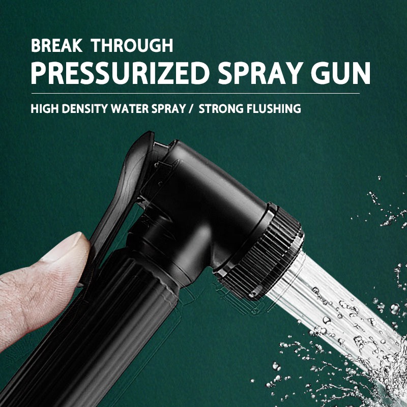 Латунный хромированный мусульманский Ручной Биде-распылитель для унитаза черный матовый shattaf золотистый