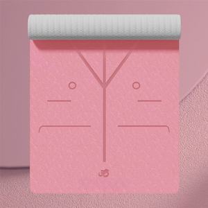 2025 TPE antideslizante resistente al agua 8mm de espesor 183cm de longitud fácil de limpiar esterilla de Yoga personalizada plegable de alta calidad para uso femenino - Product Image 4