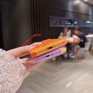 เคสโทรศัพท์แม่เหล็กแบบด้านกึ่งโปร่งแสง สำหรับ iPhone 17 14 15 16 Pro Max ขอบตัดสี ป้องกันการกระแทก - Product Image 4