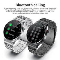 Vente Chaude LIGE BW0382 Montre Intelligente de Mode pour Hommes à Écran Tactile Complet pour Android IOS, Appels, Sport, Fitness, Chronographe