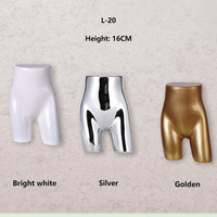 Accessoires de modèle de sous-vêtements électrolytiques pour femmes magasin de vêtements vitrine présentoir or blanc brillant maillot de bain sous-vêtements modèle factice